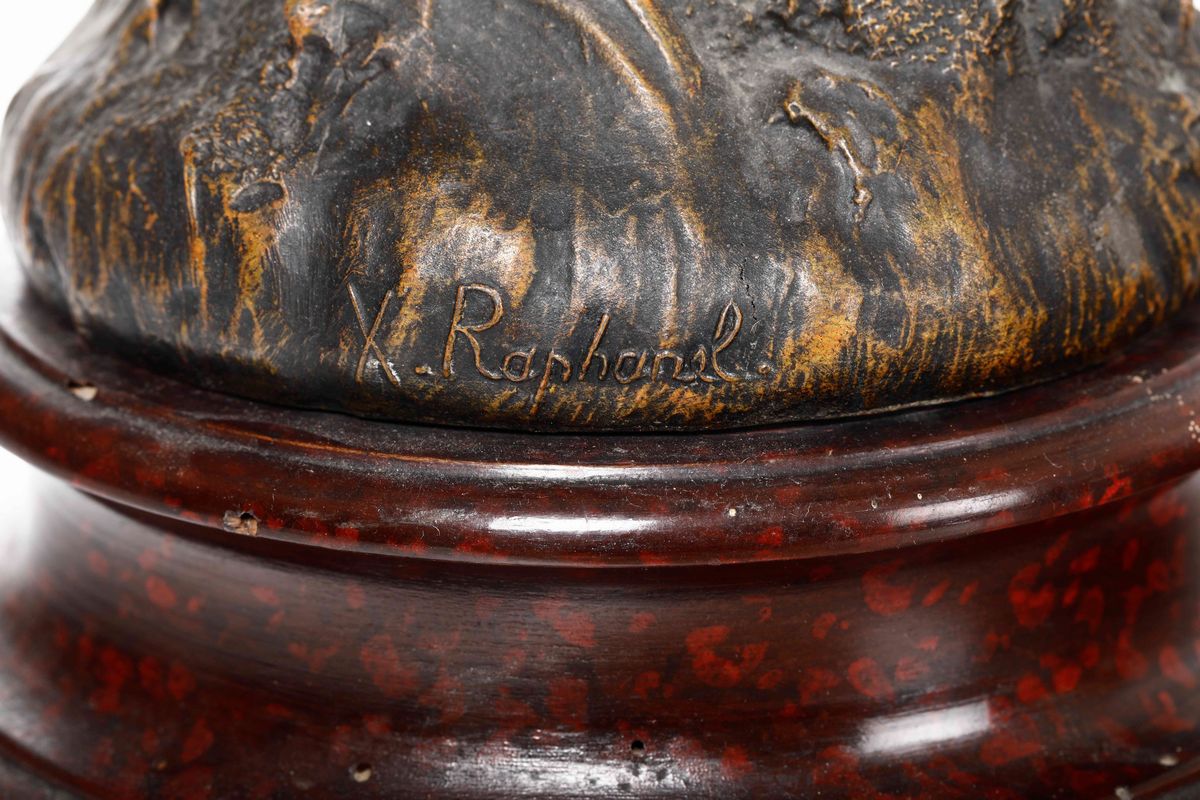 Marinaio al Timone Scultura in Bronzo Francia, Fine XIX Secolo
