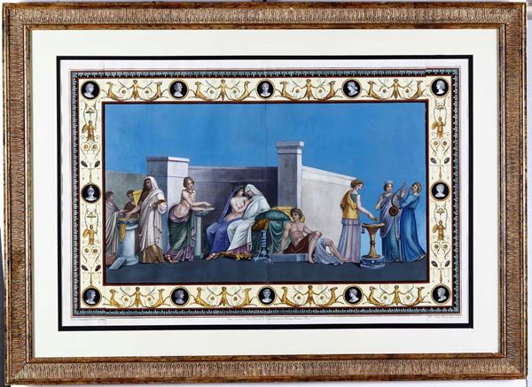 Carloni, Marco Gregorio (Roma, 1742-1796) Domus Aurea-Vestigia delle Terme di Tito e loro pitture interne (Roma, 1776-1778).