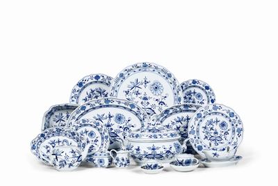 Servizio da Tavola “zwiebelmuster” Meissen, Seconda Metà del XX Secolo