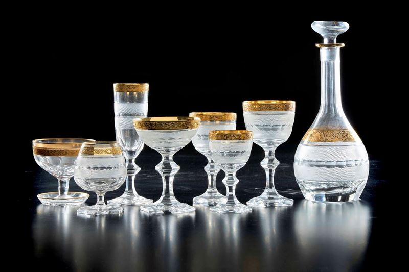 Servizio di calici, XX secolo  - Auction tableware | Cambi Time - I - Cambi Casa d'Aste