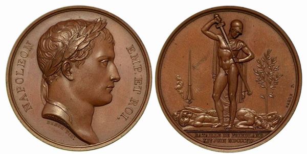 BATTAGLIA DI FRIEDLAND. Medaglia in bronzo 1807.