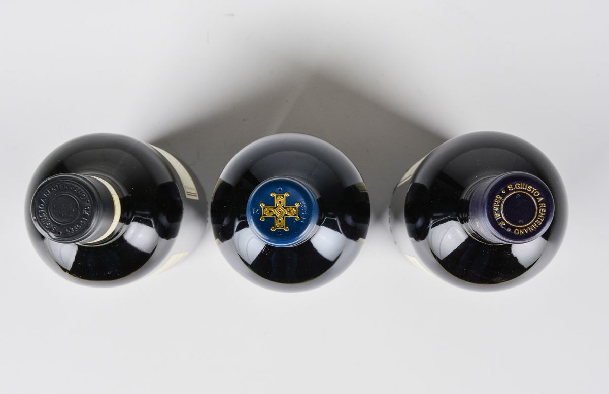 San Giusto a Rentennano, Chianti Classico San Giusto a Rentennano, la Ricolma Merlot Fontodi, Fla...