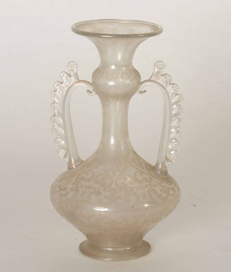 Vaso in vetro di Murano. XIX secolo  - Asta Una Proprietà Lombarda | Cambi Time - Cambi Casa d'Aste