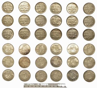 Belgio. Lotto di 18 Monete.