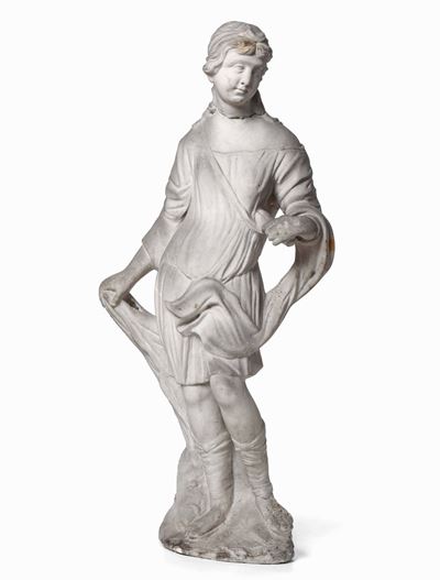 Flora Marmo Bianco Ambito Veneto XVII-XVIII Secolo
