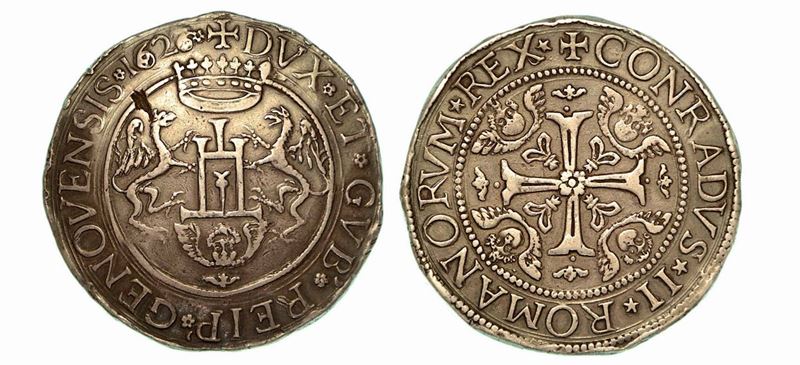 GENOVA. Dogi Biennali, 1528-1797. Da 2 scudi 1626.  - Auction Numismatics - Cambi Casa d'Aste