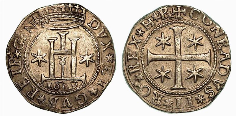 GENOVA. Dogi biennali, 1528-1797. Mezzo scudo 1609.  - Auction Numismatics - Cambi Casa d'Aste