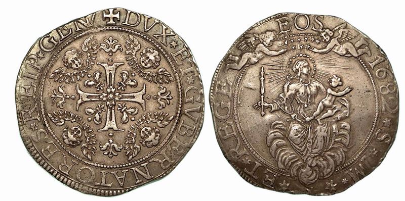 GENOVA. Dogi biennali, 1528-1797. Da 2 scudi 1682.  - Auction Numismatics - Cambi Casa d'Aste