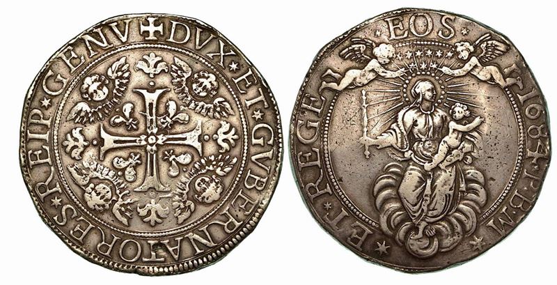 GENOVA. Dogi biennali, 1528-1797. Da 2 scudi 1684.  - Auction Numismatics - Cambi Casa d'Aste