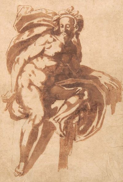Scuola del XVI Secolofigura Femminile Seduta
