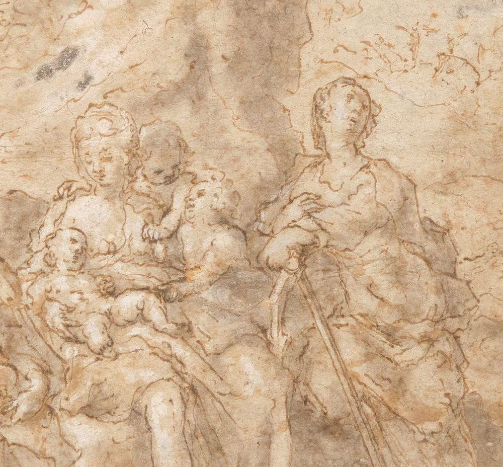 Scuola del XVIII Secolosacra Famiglia con S. Giovannino
