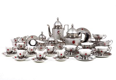Servizio da Tè e Caffè.germania, Manifattura Hutschenreuther (porcellana) Probabilmente Boemia, M...