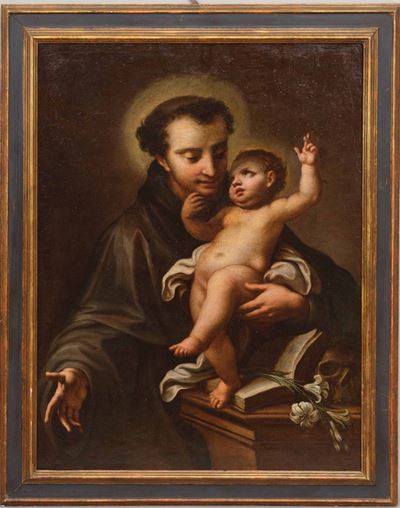 Scuola Dell'italia Centrale del XVIII Secolosant'antonio da Padova con il Bambin Gesù