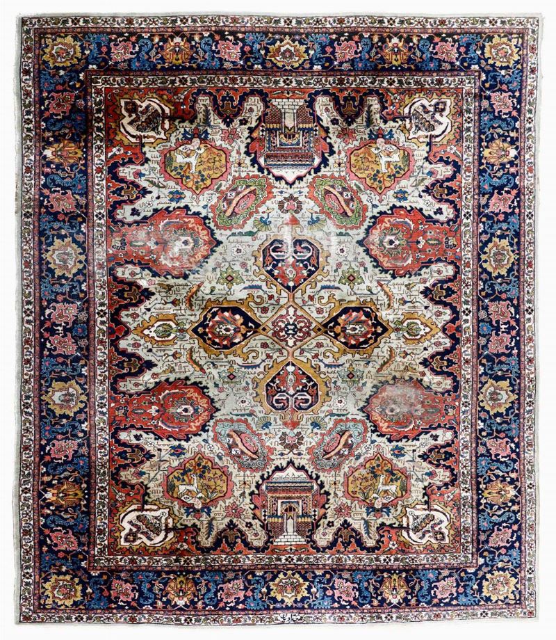 Tappeto Persia inizio XX secolo  - Auction The Bucci-Errani collections in Faenza - Cambi Casa d'Aste