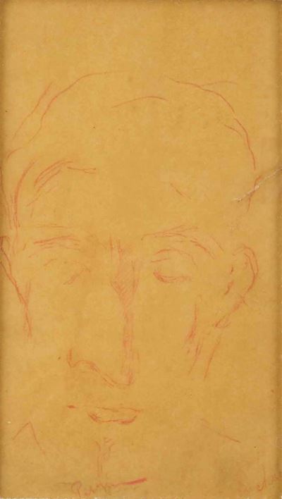 Anton Pevsner (1884-1962)portrait De Marcel Duchamps (bozzetto per il Busto di Marcel Duchamp - Y...