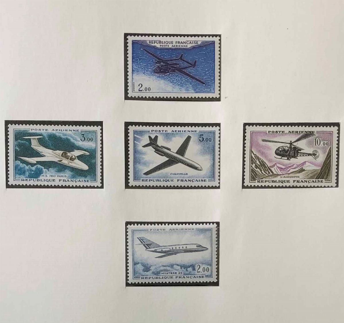1960/1976, Francia, Collezione Completa Nuova del Periodo.