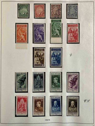 1929/1980, Vaticano, Album Safe con Collezione Nuova, in Gran Parte con Gomma Integra e Qualche S...