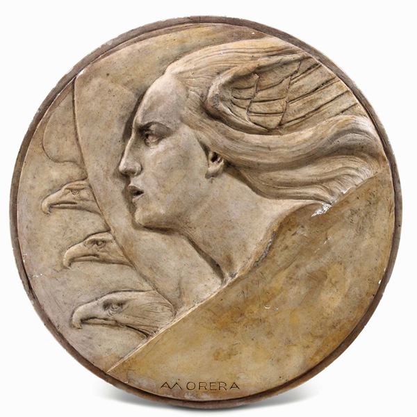 Antonio Maria Morera (1888-1964) modello per medaglia