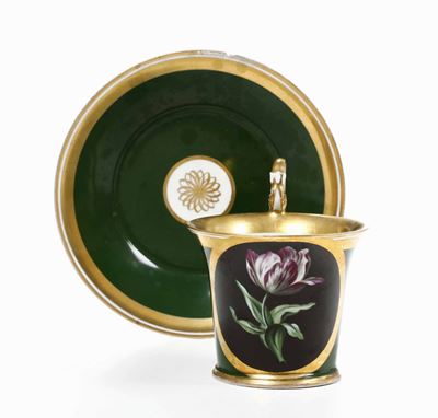 Tazza con Piattino Vienna, Manifattura Imperiale, 1822 Circa