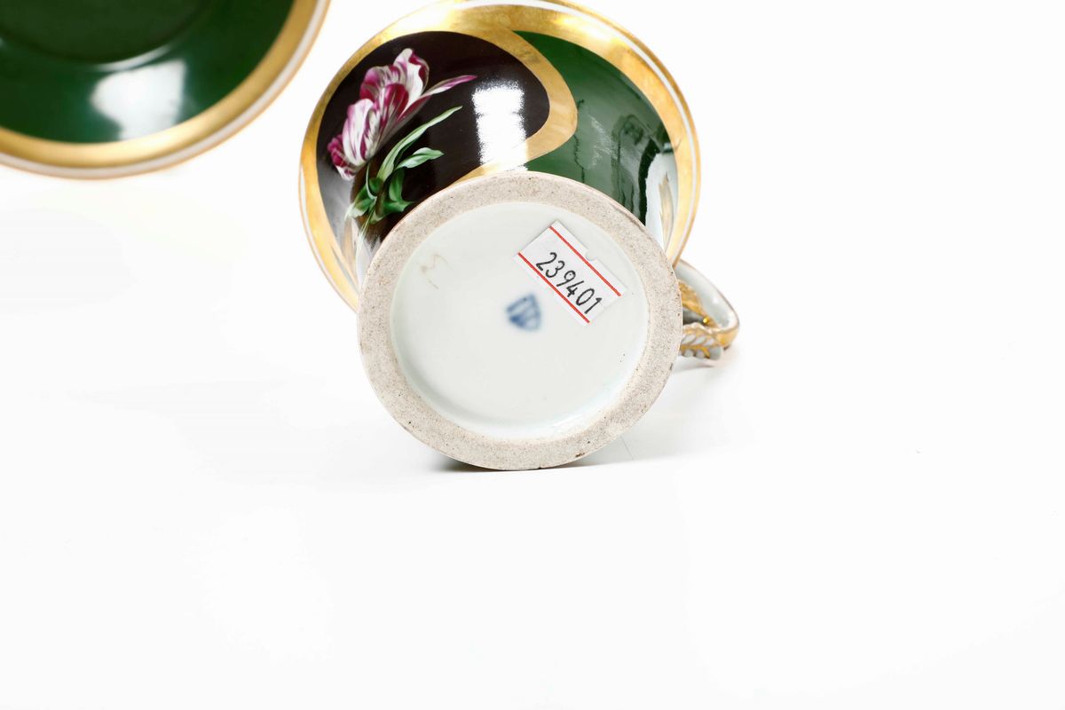 Tazza con Piattino Vienna, Manifattura Imperiale, 1822 Circa