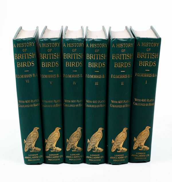 Morris Francis Orpen The History oh the British bird. Quinta edizione. London John C. Nimmo, 1903