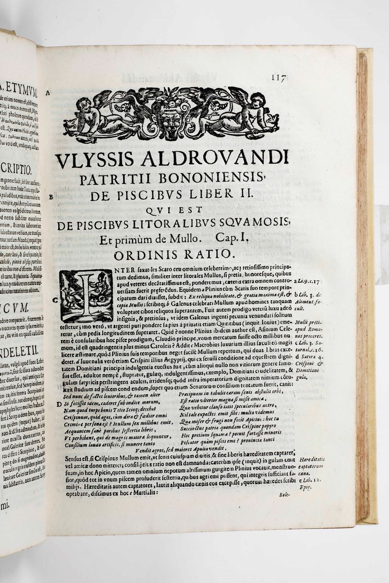 Aldrovandi Ulisseulyssis Androvandi Philosophi Et Medici Bononiensis, De Piscibus Libri V Et De C...