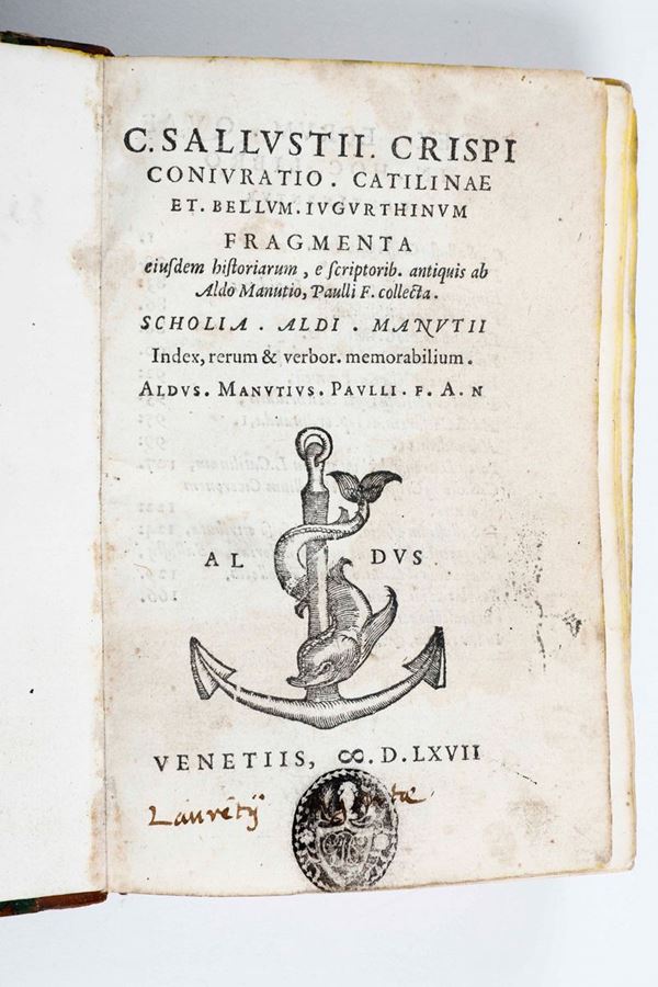 Manuzio Paolo Antiquitatum romanarum...in Venezia, 1559
