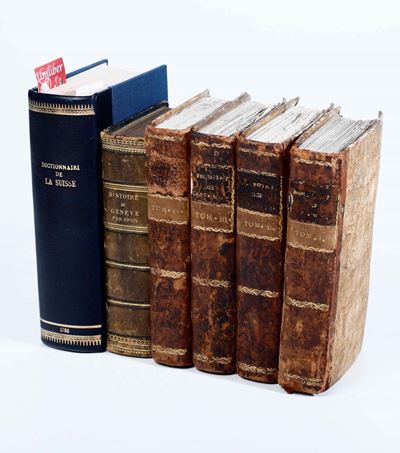 Autori Celebridescription Historique Et Géographique Des XIII Cantons Suisses... in Parigi, 1804