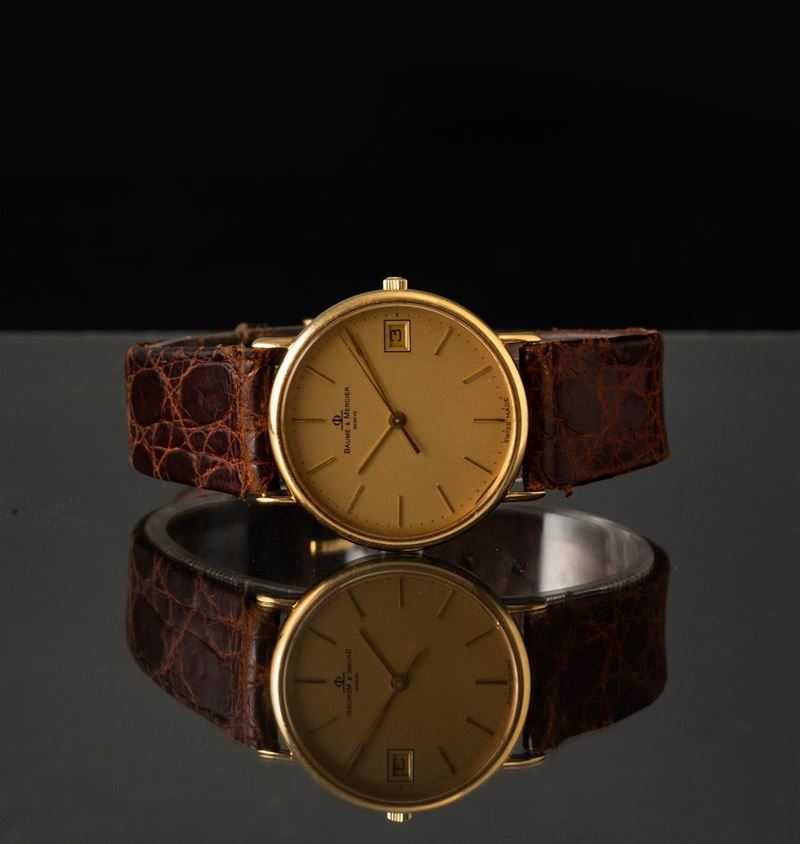 BAUME & MERCIER - Orologio extrapiatto in oro 18k al quarzo  - Auction Watches | Timed Auction - Cambi Casa d'Aste
