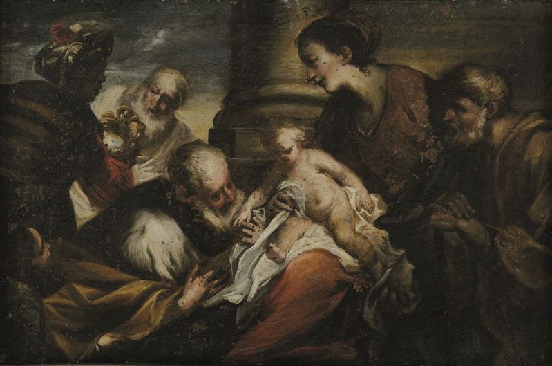 Valerio Castello (Genova 1624-1659), copia da Adorazione dei Magi  - Asta Dipinti antichi - Cambi Casa d'Aste