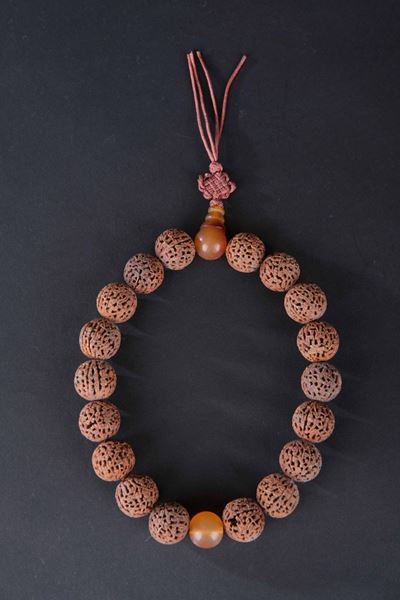 Collana da Preghiera con Perle di Semi, Tibet, XIX Secolo
