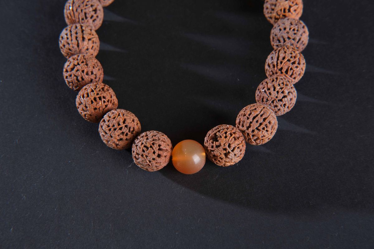 Collana da Preghiera con Perle di Semi, Tibet, XIX Secolo