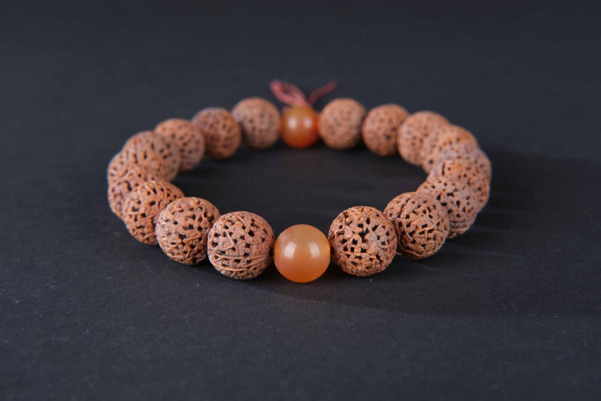 Collana da Preghiera con Perle di Semi, Tibet, XIX Secolo