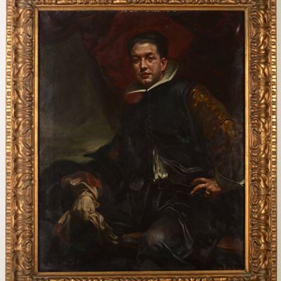 Artista del XX Secolo Ritratto di Gentiluomo
