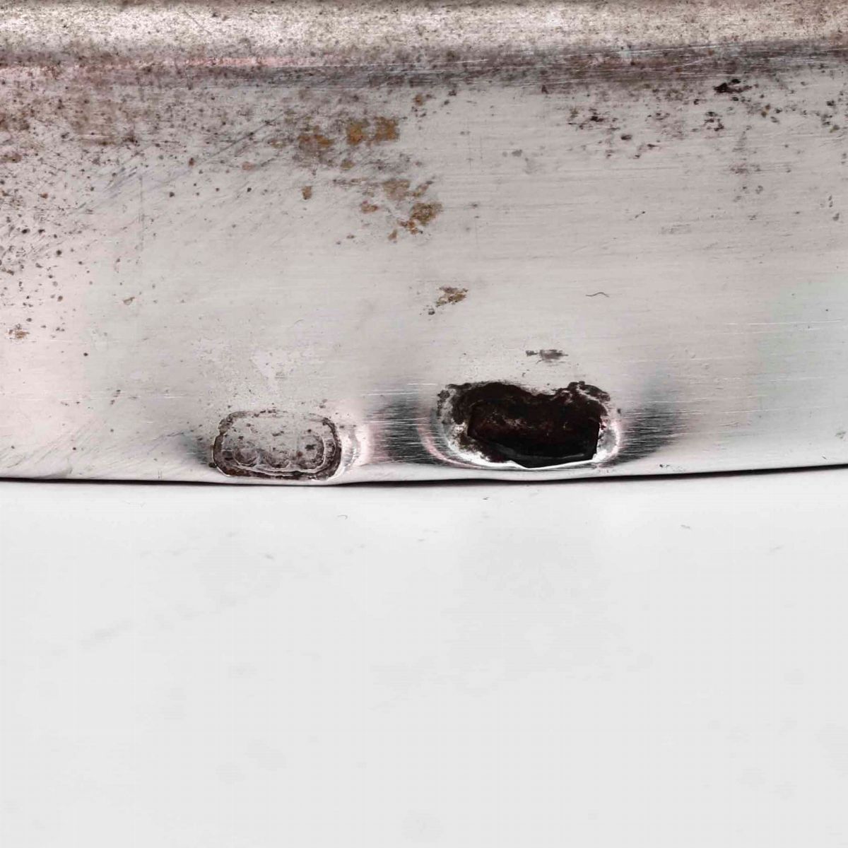 Zuppiera con Vassoio in Argento. Argenteria Veneta del XX Secolo. Argentiere Zaramella, Padova