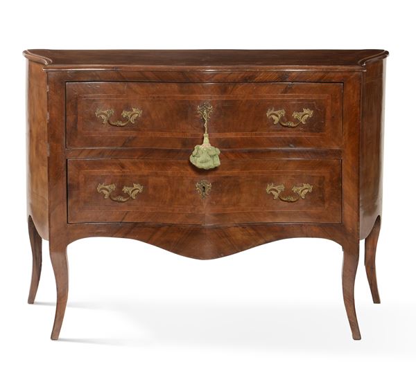 Cassettone a balestra in stile