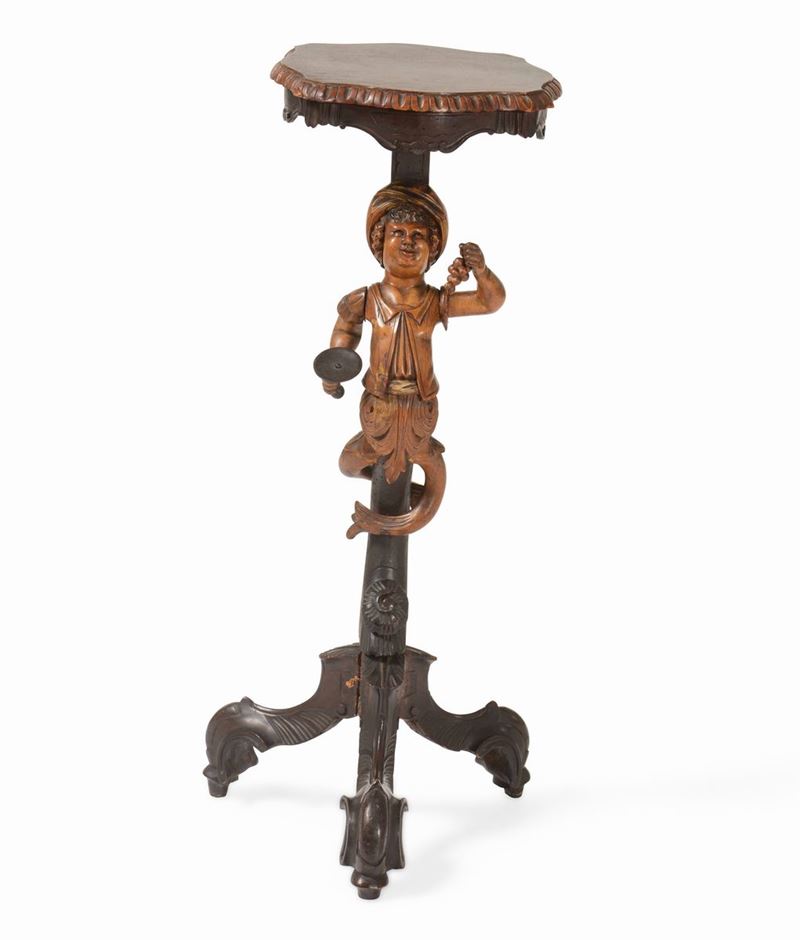Gueridon in legno scolpito. Veneto XIX secolo  - Auction Antique September | Cambi Time - Cambi Casa d'Aste