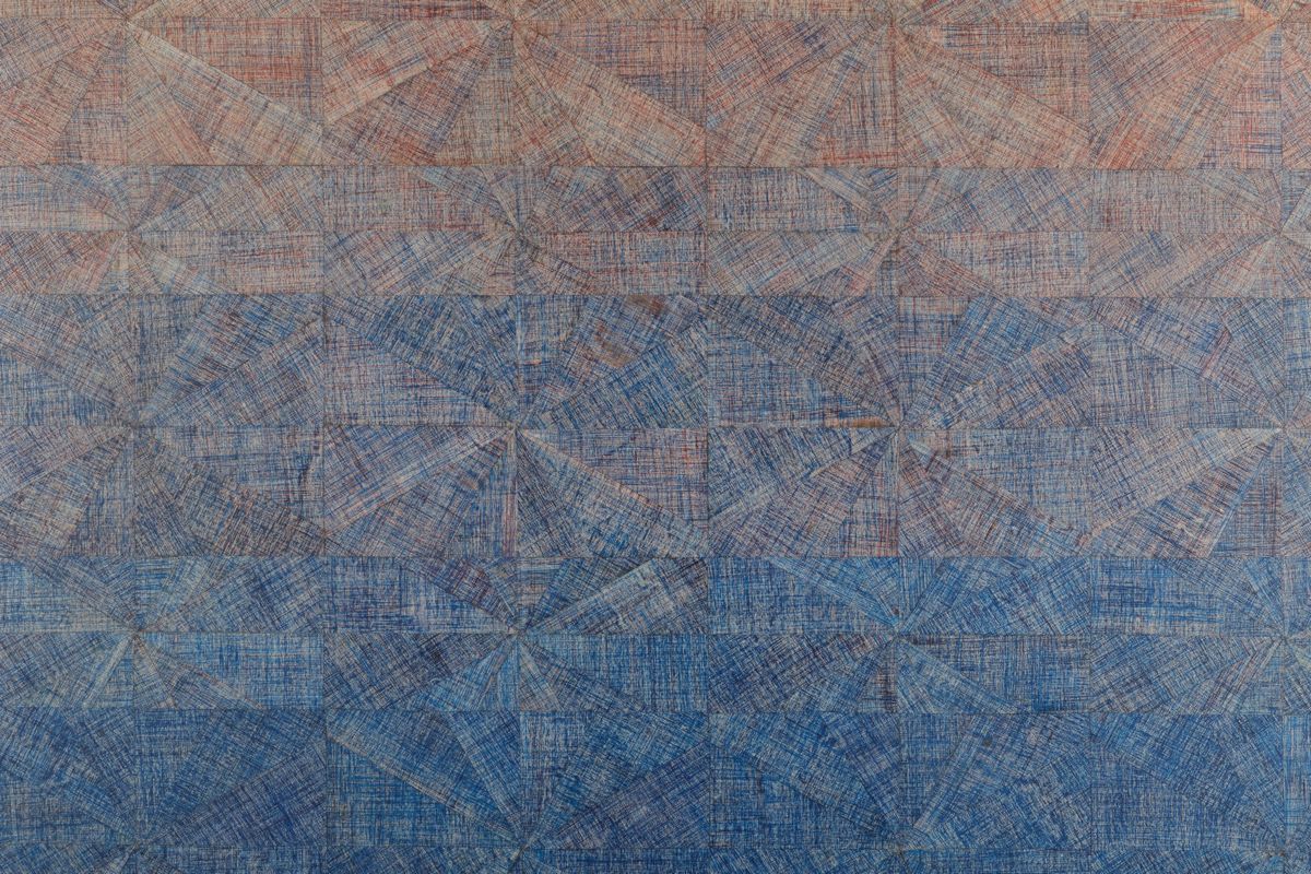 Mario Nigro (1917-1992)spazio-vibrazione: Serialità con Cromovariazione, 1964
