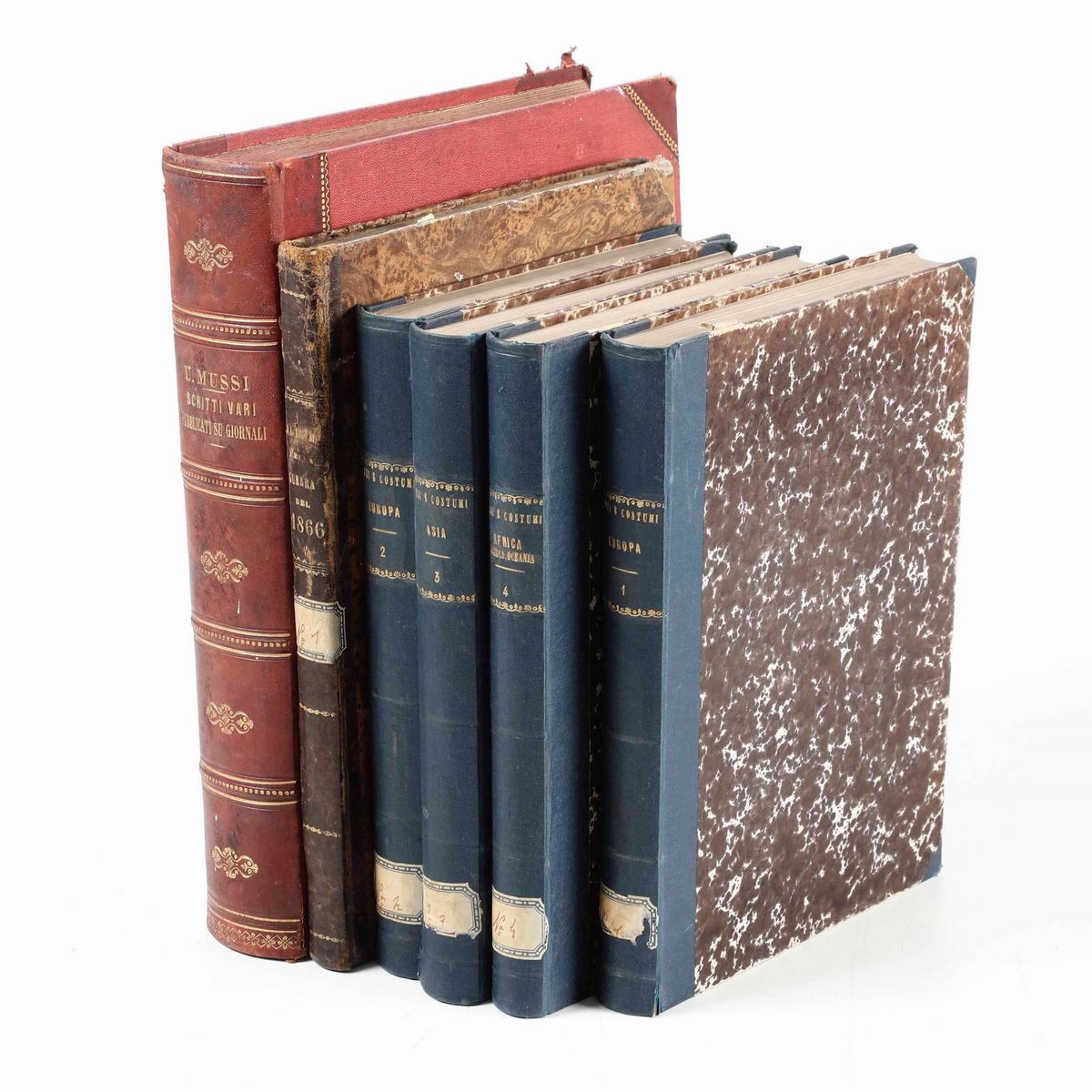 Scelte di Libri D'arte - Storia,letteraturau. Mussi, Scritti Vari + Usi e Costumi Dell'asia, Afri...