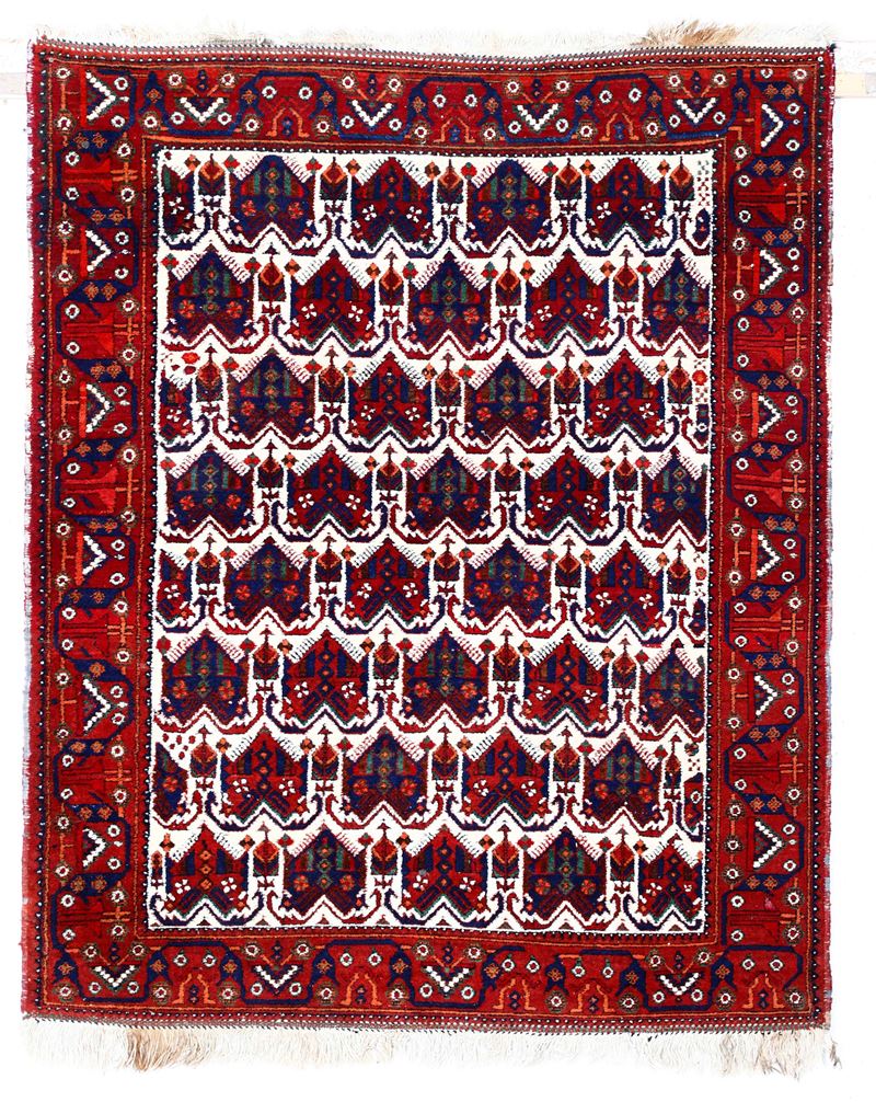 Tappetosud Persia Afshar, inizio XX secolo.  - Auction Carpets - Cambi Casa d'Aste