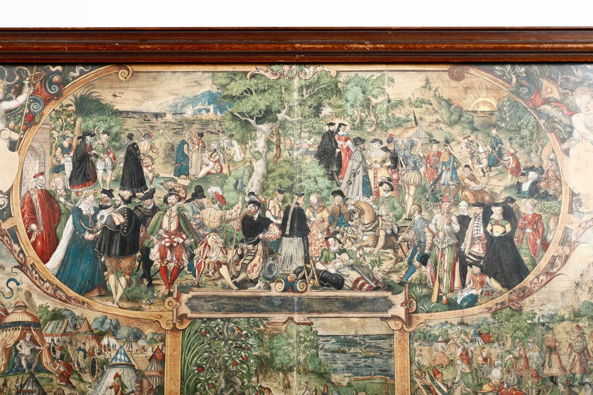 Amman Jost (zurigo, 1539-norimberga, 1591)les Quater Parties Du Monde