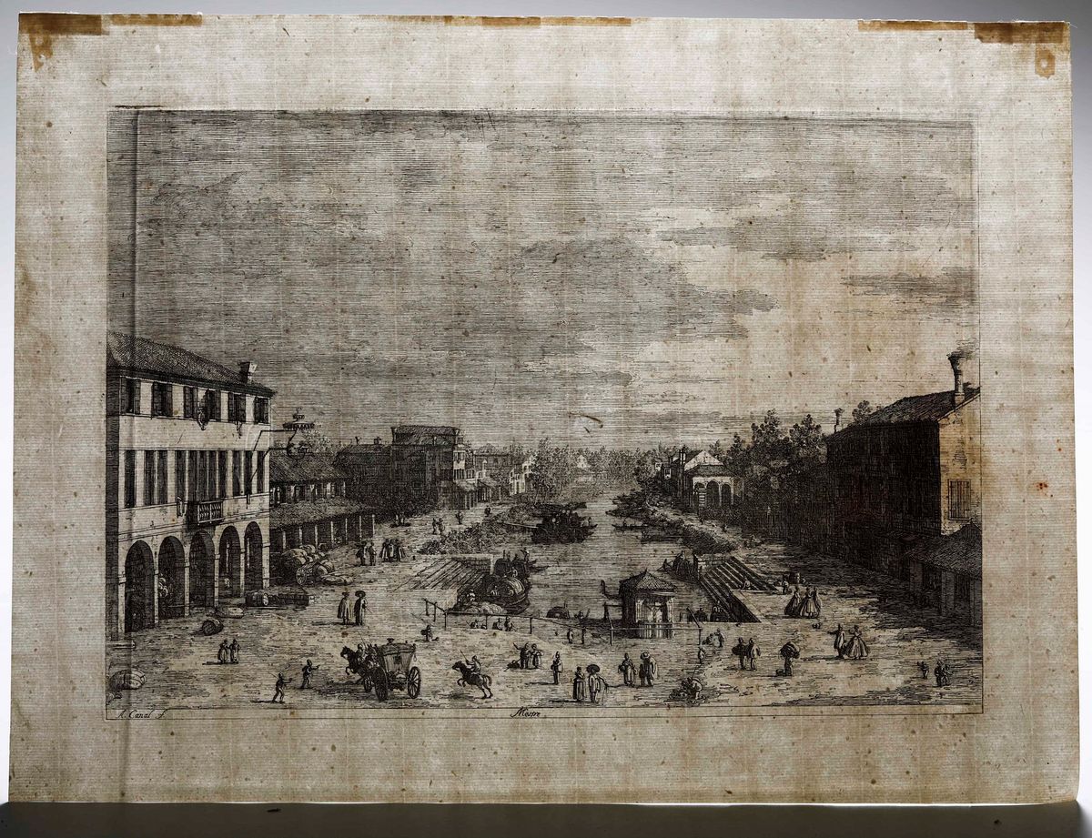Giovanni Antonio Canal Detto il Canaletto (venezia 1697-1768)mestre
