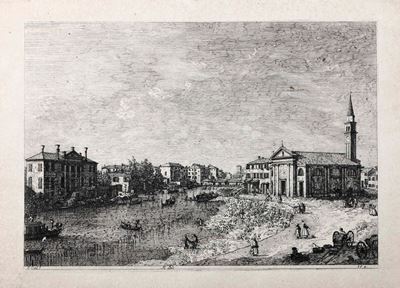 Giovanni Antonio Canal Detto il Canaletto (venezia 1697-1768)al Dolo