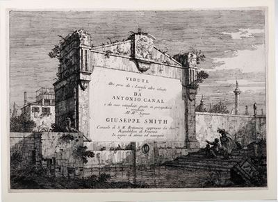 Giovanni Antonio Canal Detto il Canaletto (venezia 1697-1768)frontespizio della Serie di Vedute