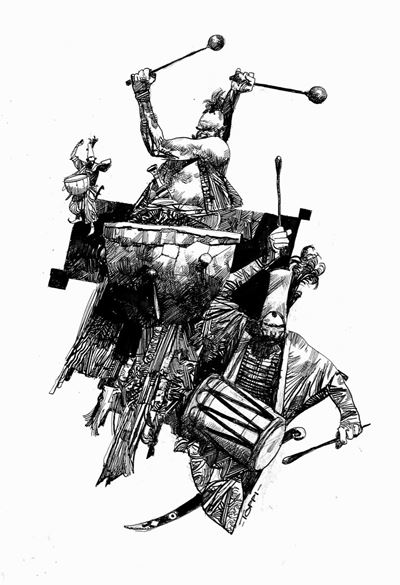 Sergio Toppi (1932-2012)i Tamburi Dell’impero