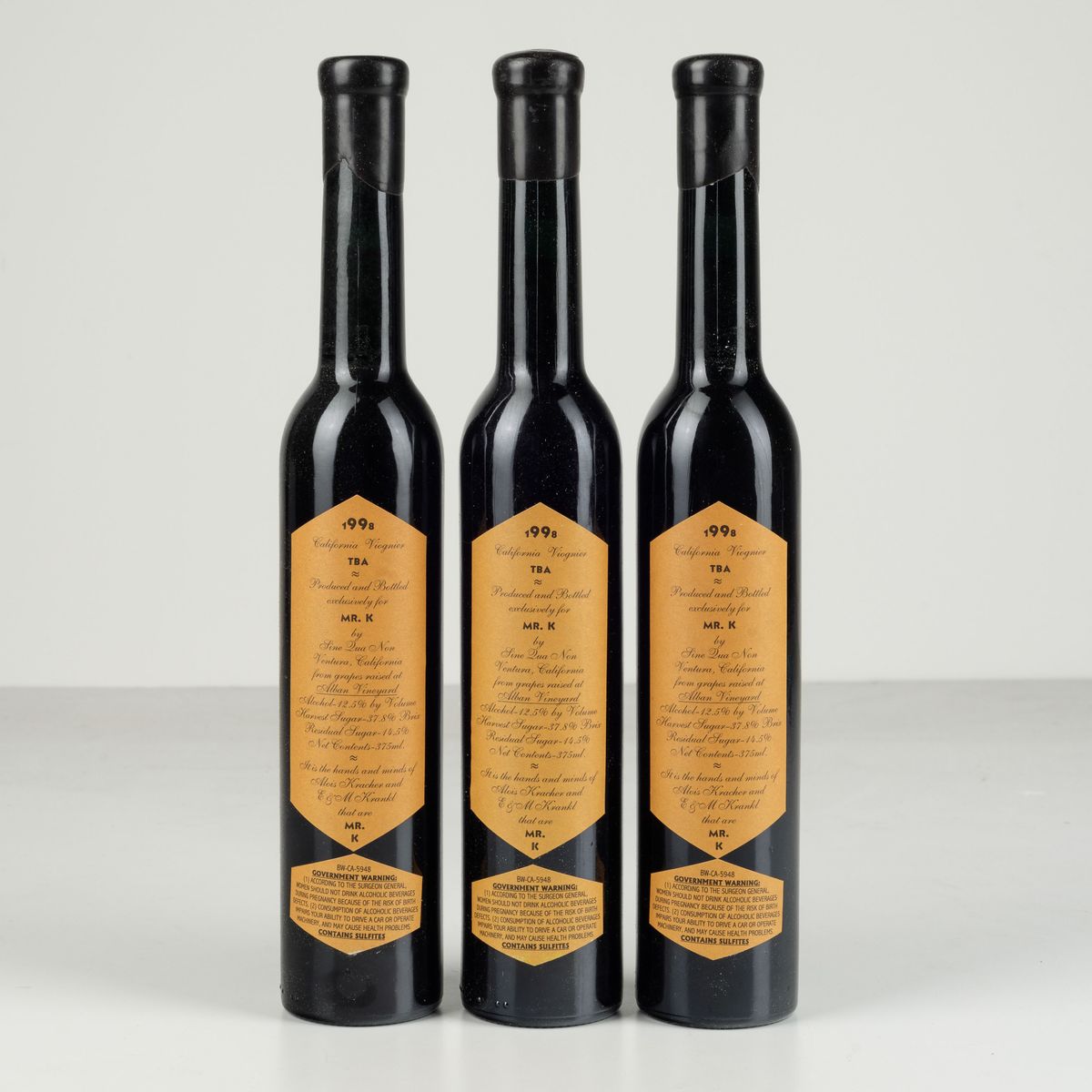 Sine Qua Non Mr. K, Trockenbeerenauslese