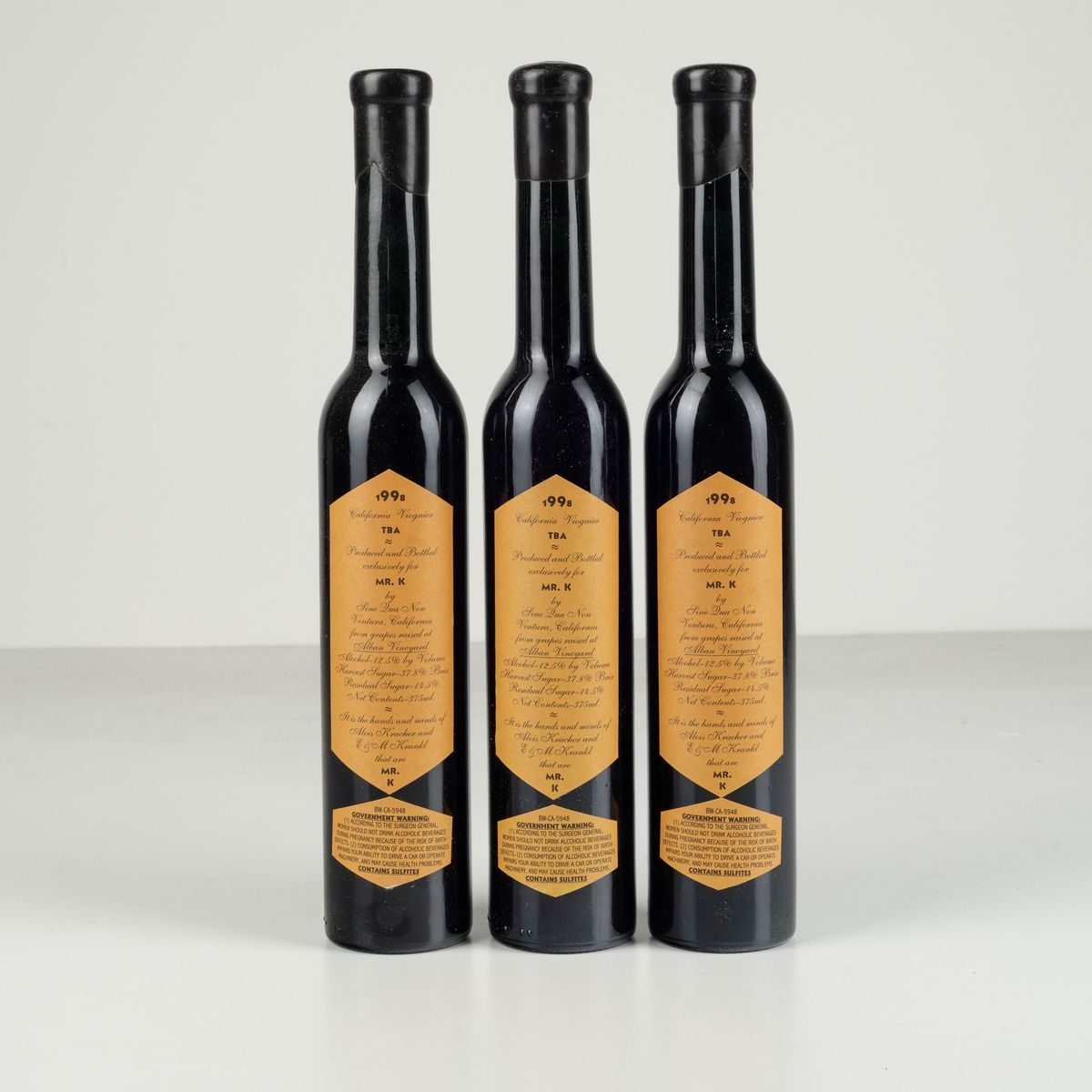 Sine Qua Non Mr. K, Trockenbeerenauslese