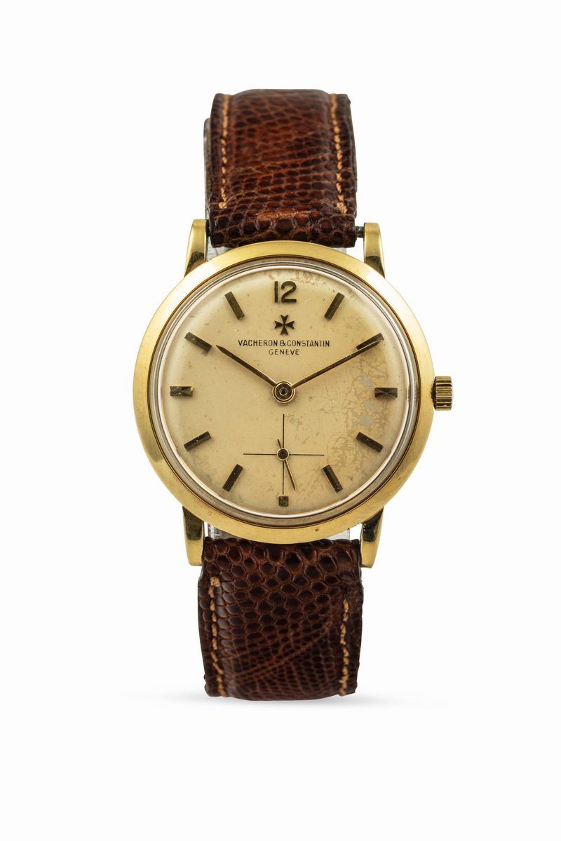 VACHERON & CONSTANTIN - Orologio da polso in oro 18k, ref 6271, carica manuale e secondi in basso  - Auction Watches and Pocket Watches - Cambi Casa d'Aste