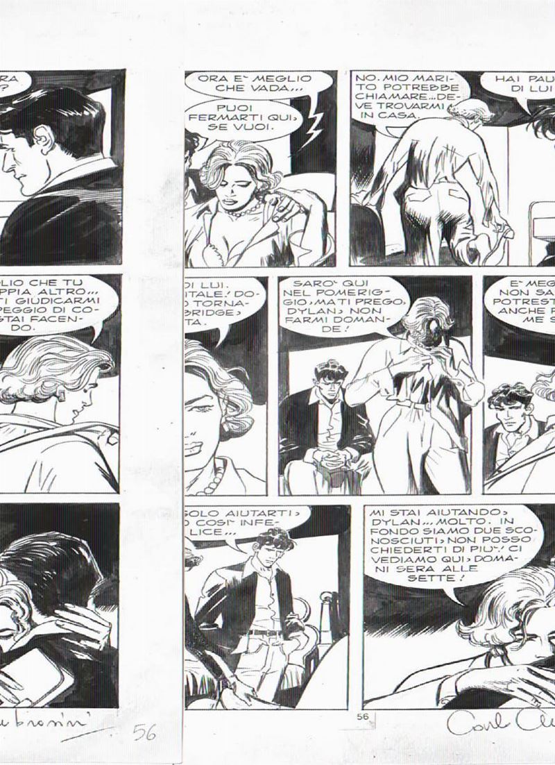Carlo Ambrosini (1954) Dylan Dog Il Guardiano della Memoria  - Auction Masters of Comics - Cambi Casa d'Aste