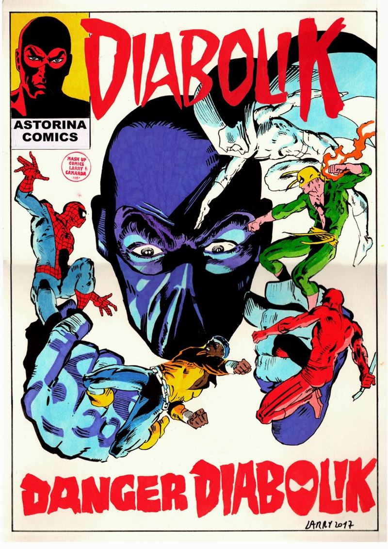 Larry Camarda (1965) Danger Diabolik  - Auction Masters of Comics - Cambi Casa d'Aste